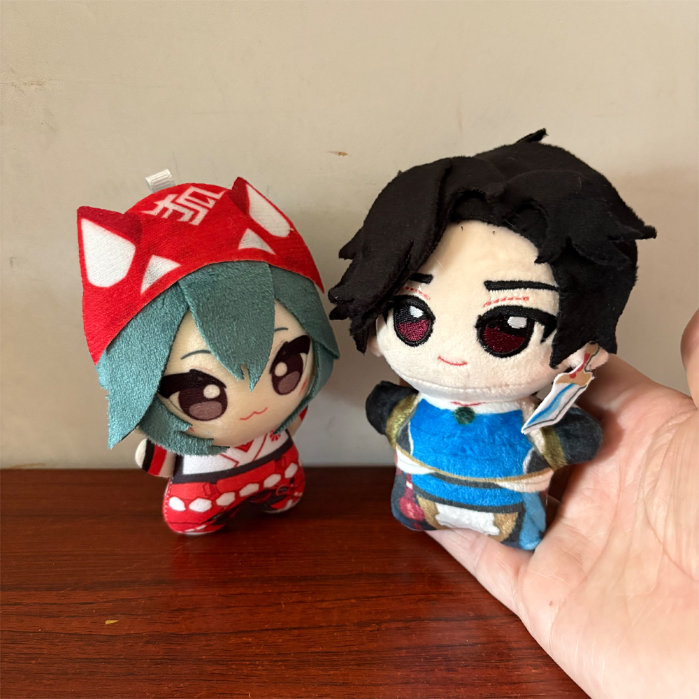 Boneka Plush Karakter Pahlawan Game Anime Overwatch Kiriko dan Wuyang, Gantungan Kunci Tas, Dekorasi, Boneka Plush Baru yang Lucu