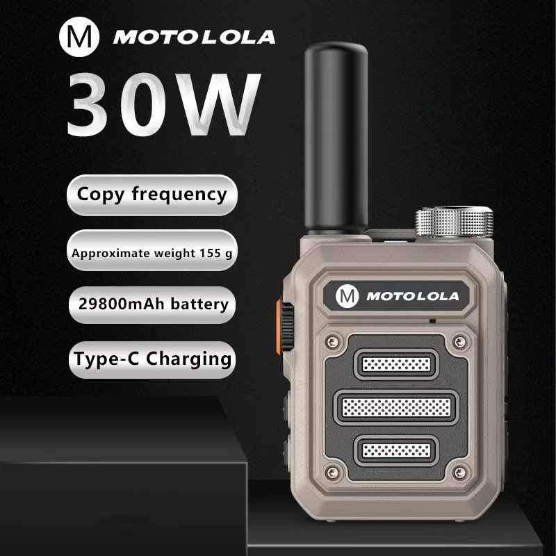 Motolola 2 uds Mini Walkie Talkie conjunto de Radio bidireccional portátil Walkie-talkies Radio Walkie Talkie COD de largo alcance