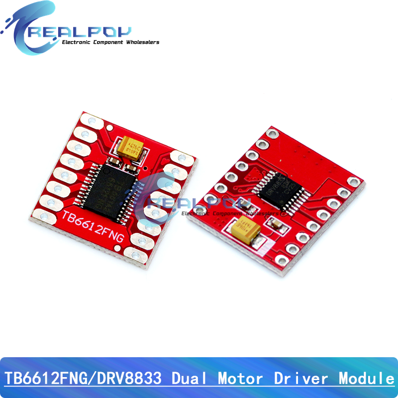 TB6612 DRV8833 Драйвер двойного двигателя 1A TB6612FNG для микроконтроллера Arduino лучше, чем L298N