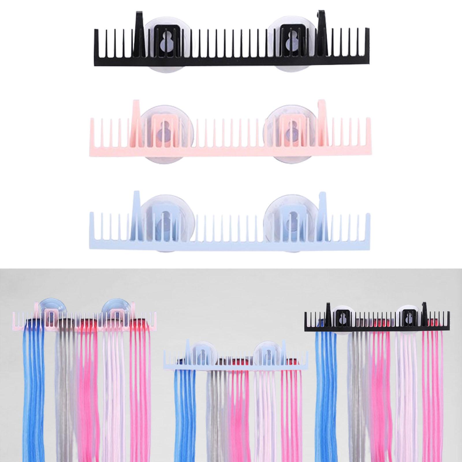 Almacenamiento de pelucas para múltiples pelucas, soporte para pelucas, soporte para colgar pelucas, soporte para el cabello para extensiones de cabello de salón, peluca de estilo para el hogar, uso en viajes