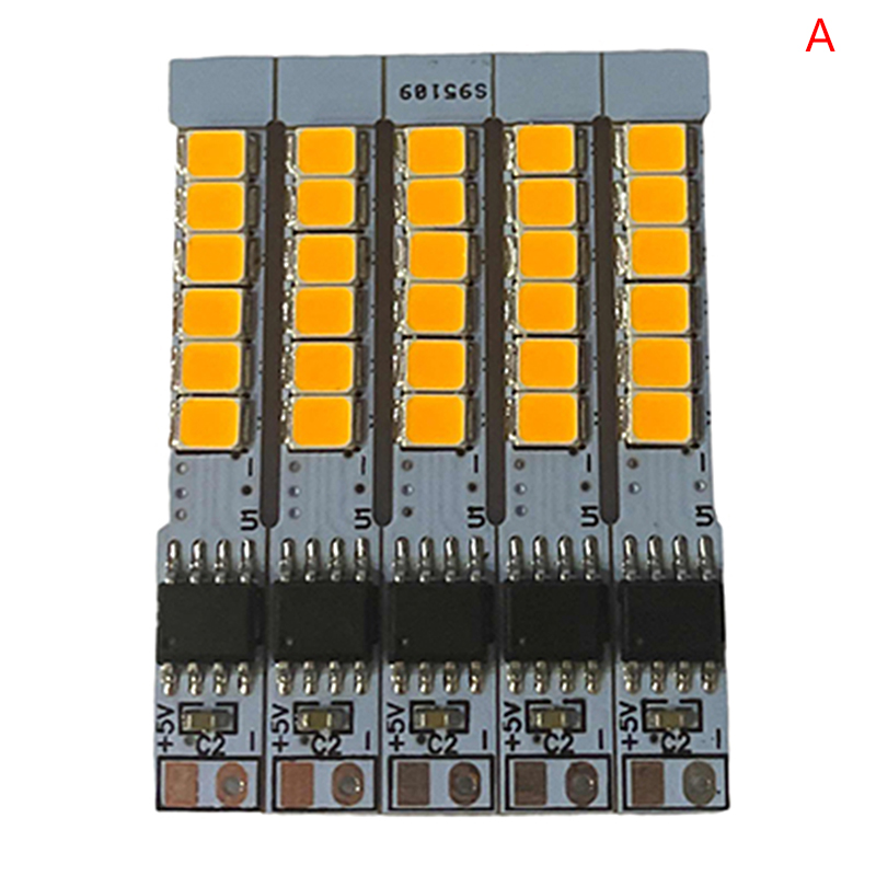 LEDイミテーションキャンドルダイオードライト、フレームランプボード、PCB装飾、電球アクセサリー、ロングサービスライフ、5個