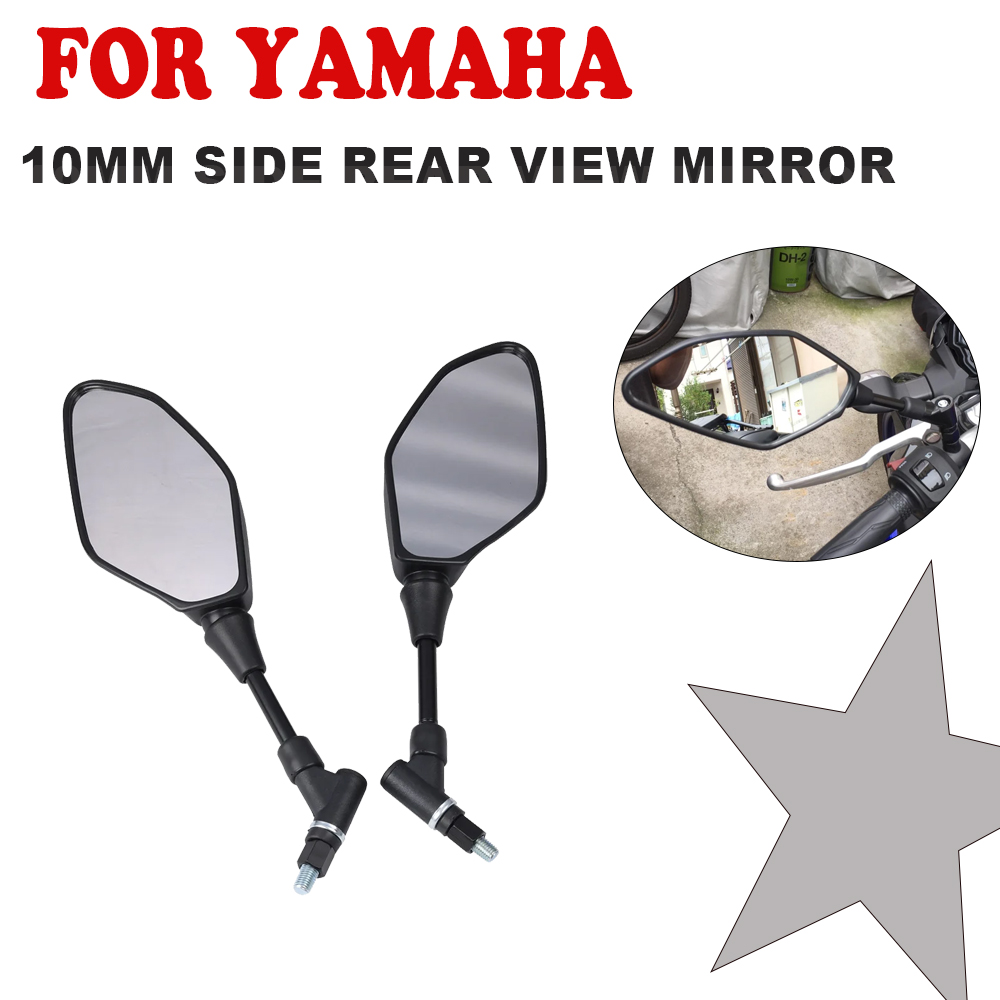 Для YAMAHA MT07 MT09 Tracer 900 9 GT Tenere 700 MT10 MT03 MT25 MT01 Аксессуары 10 мм боковое зеркало заднего вида зеркала заднего вида