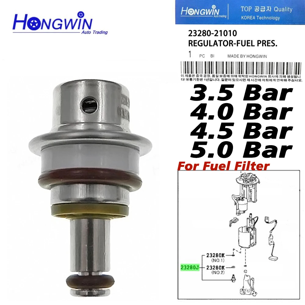 เรกูเลเตอร์วัดแรงดันฉีดเชื้อเพลิง23280-21010สำหรับ Toyota Camry Avalon Corolla Prius Highlander Yaris Scion Lexus PR450 PR4090