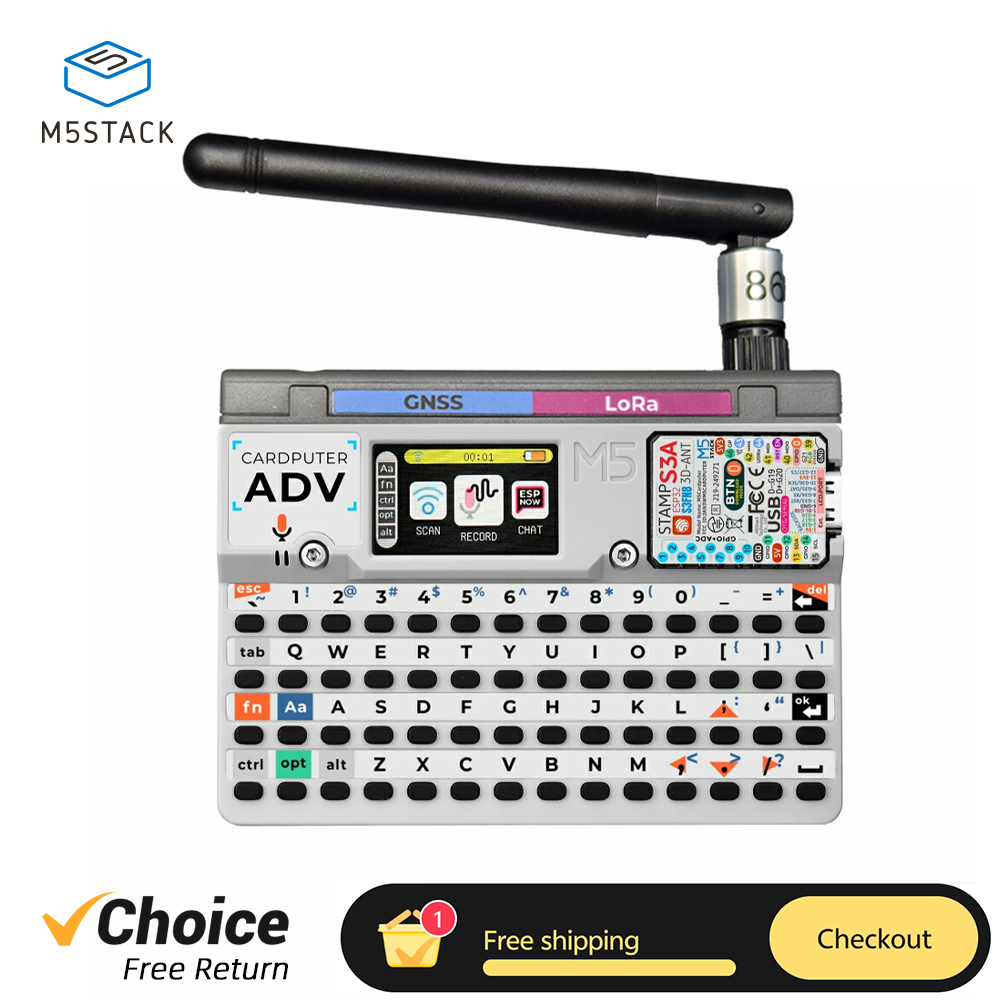 Zestaw M5Stack Cardputer Adv Kit Cap LoRa1262 Programowalny Komputer Karta LoRa StampS3A Kontroler IoT Mikrokontroler Zestaw Rozwojowy