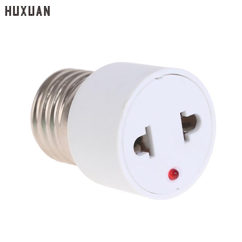 ใหม่ E27 หลอดไฟ US EU Plug โคมไฟหลอดไฟฐานโคมไฟซ็อกเก็ตอะแดปเตอร์แปลง E27 ฐานปกติ US/EU ปลั๊กหลอดไฟอะแดปเตอร์ฐาน