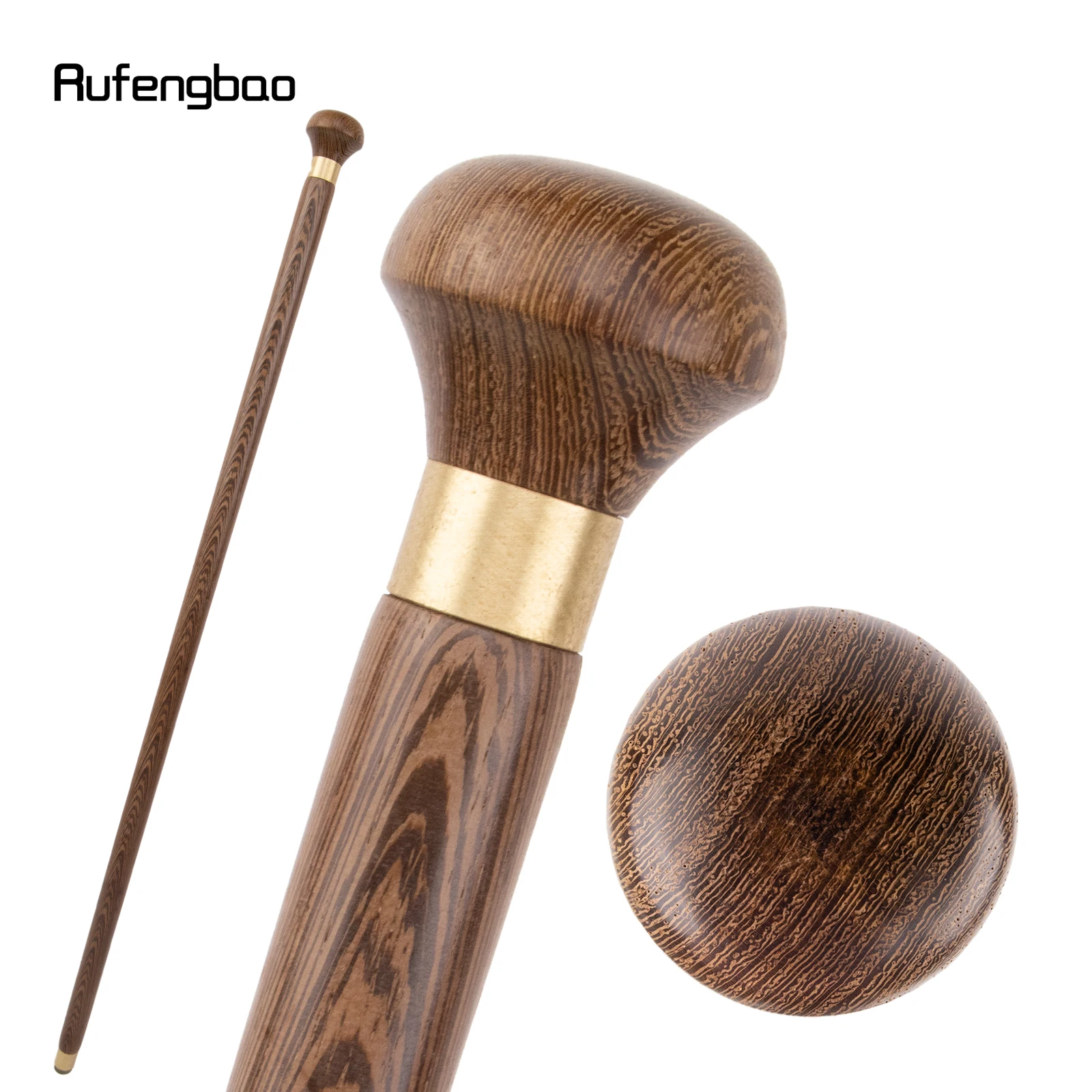Bastone da passeggio tradizionale in legno giallo con giunto singolo Bastone da passeggio decorativo in legno per feste Cospaly Bacchetta da maiale di Halloween Crosier 87 cm
