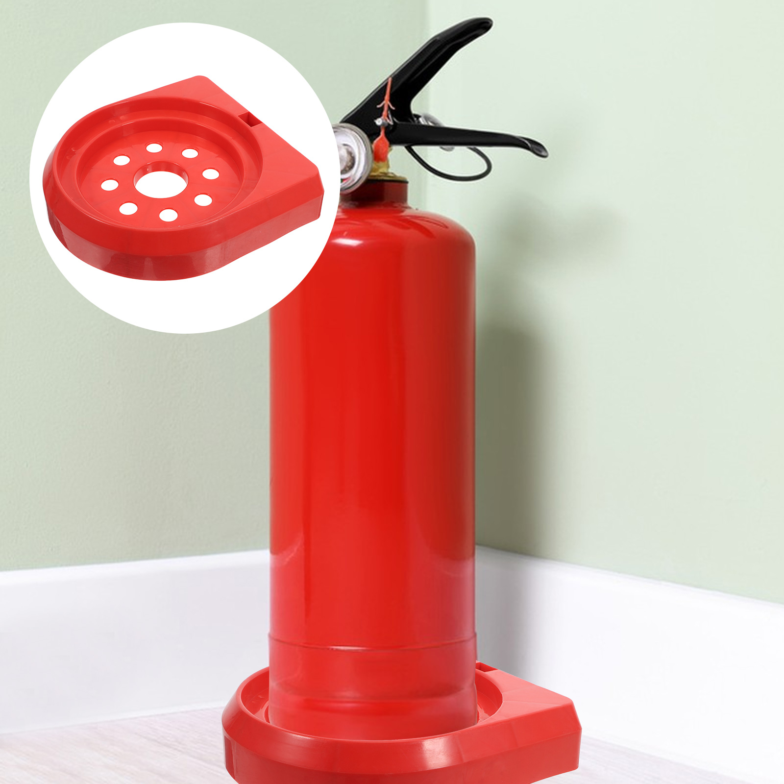 Soportes de Base para extintor de incendios, cajas de soporte, decoración de montaje, fluorescencia para coche