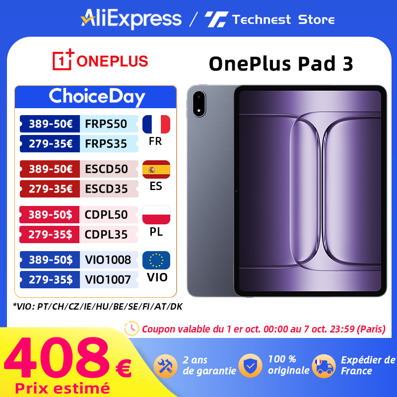 Global Version OnePlus Pad 3 Snapdragon 8 Elite 13,2-inch 144Hz 3,4K scherm 12140mAh batterij 13MP achteruitrijcamera 80W opladen