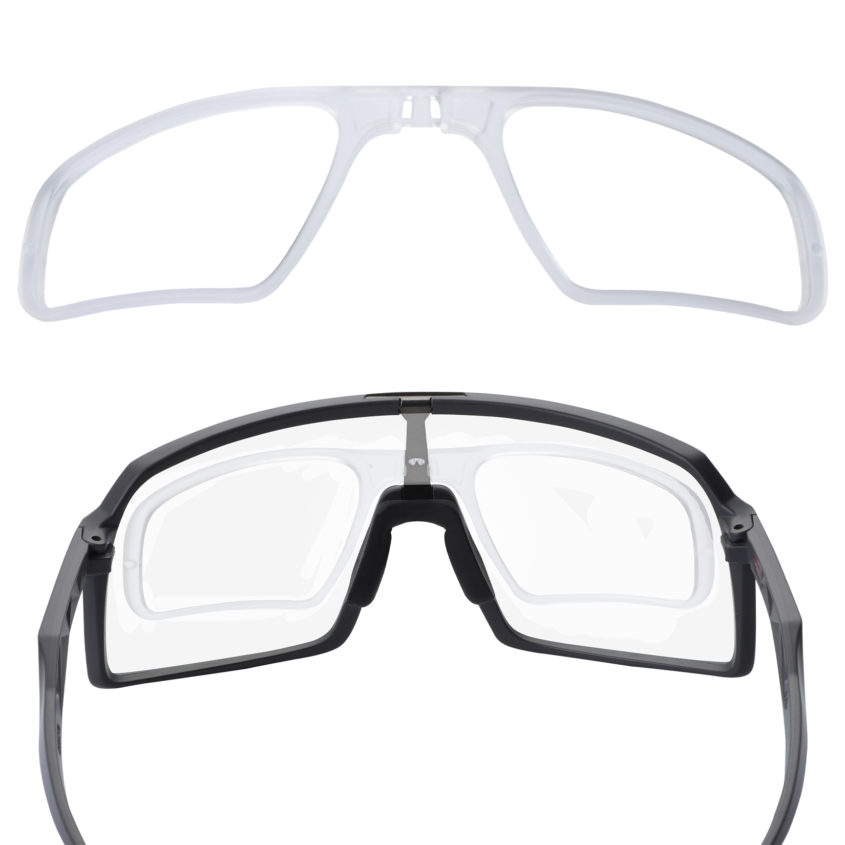 Clipe de prescrição com clipe de inserção HDTAC para óculos de sol Oakley Sutro