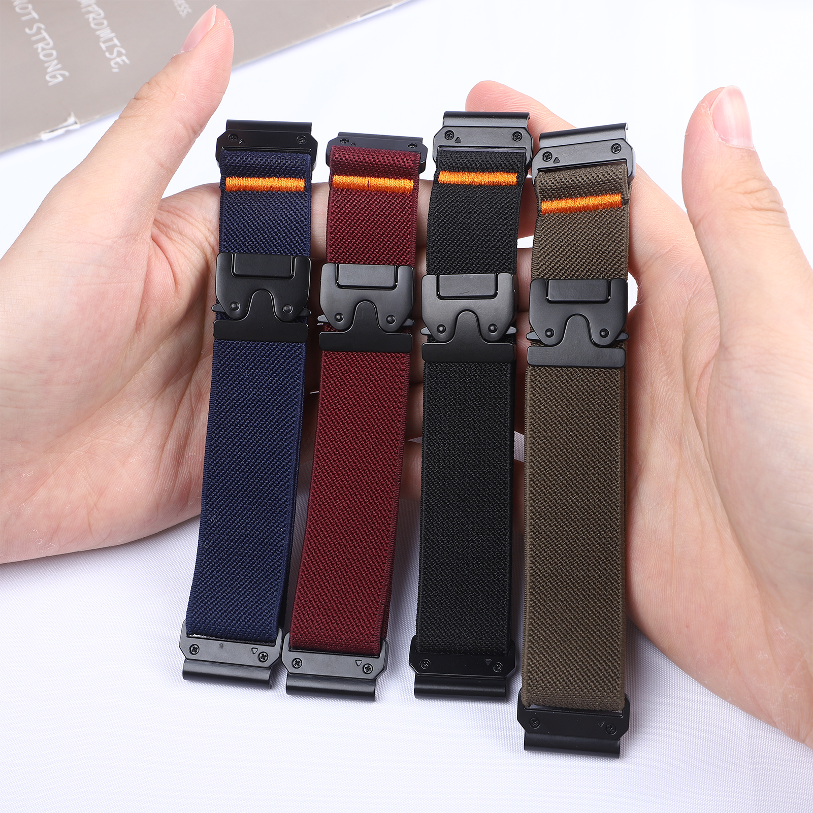22mm 26mm Quick Fit bandje voor Garmin Fenix 8 7 Pro 7S 6X 6 5X Venu 3 Tactix 7 Parachute Nylon armband Correa Fenix 8 band 47mm