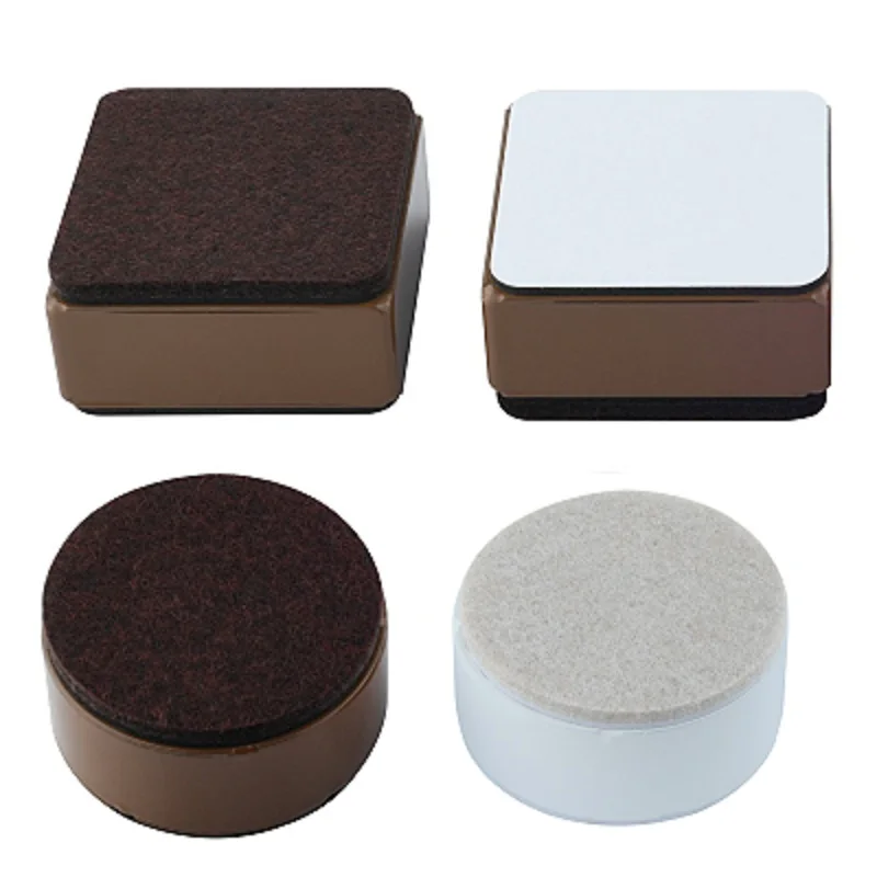 4 sztuk/partia 60x32mm meble stóp nogi łóżko piony podnoszenia Pad kwadratowy okrągły stół krzesło biurko Sofa Riser piętro Protector winda