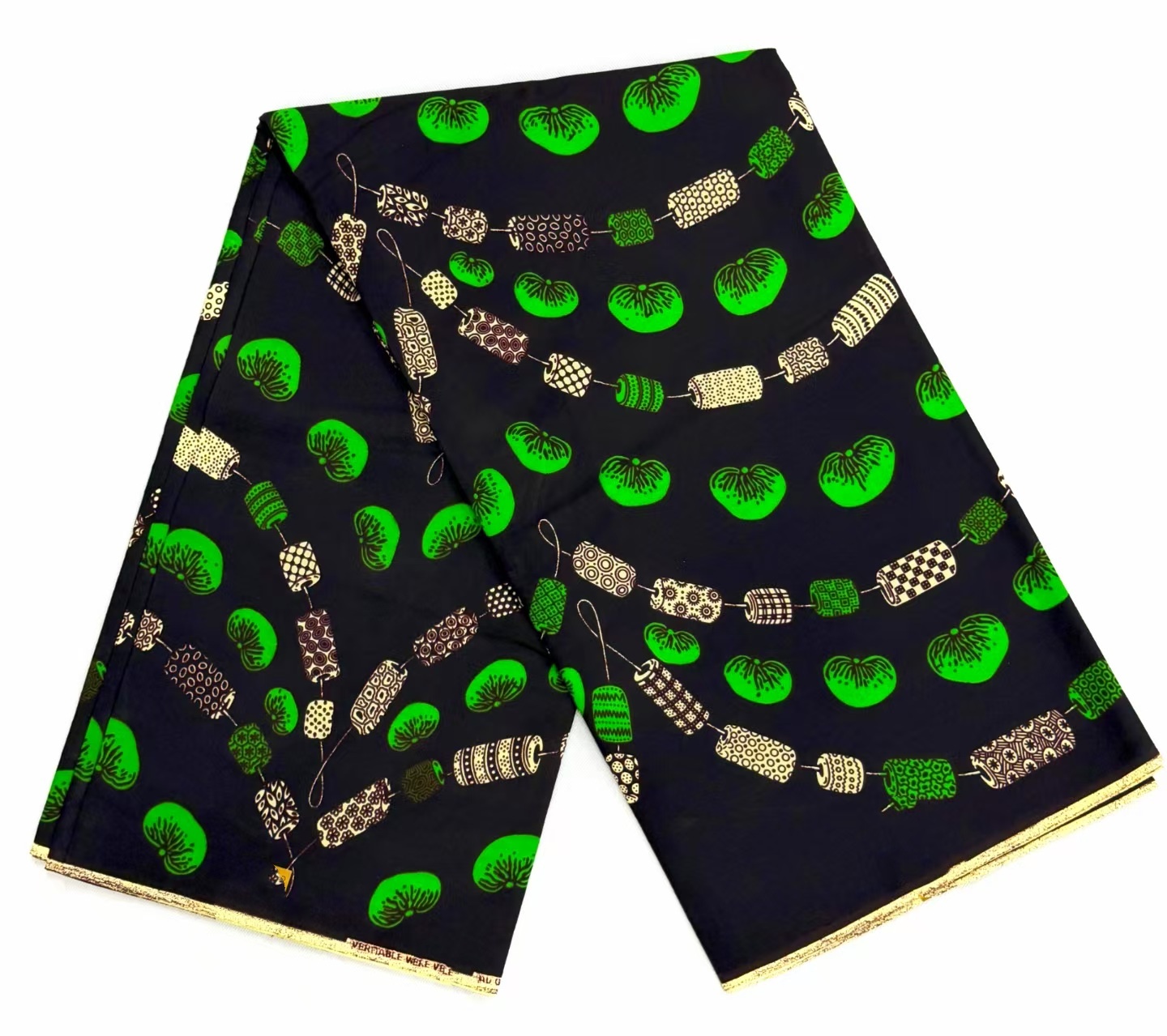 Kain Cetak Lilin Afrika Terlaris 2026, Kain Batik Pagne Loincloth Desain Klasik 6 yard untuk Gaun Wanita TT6