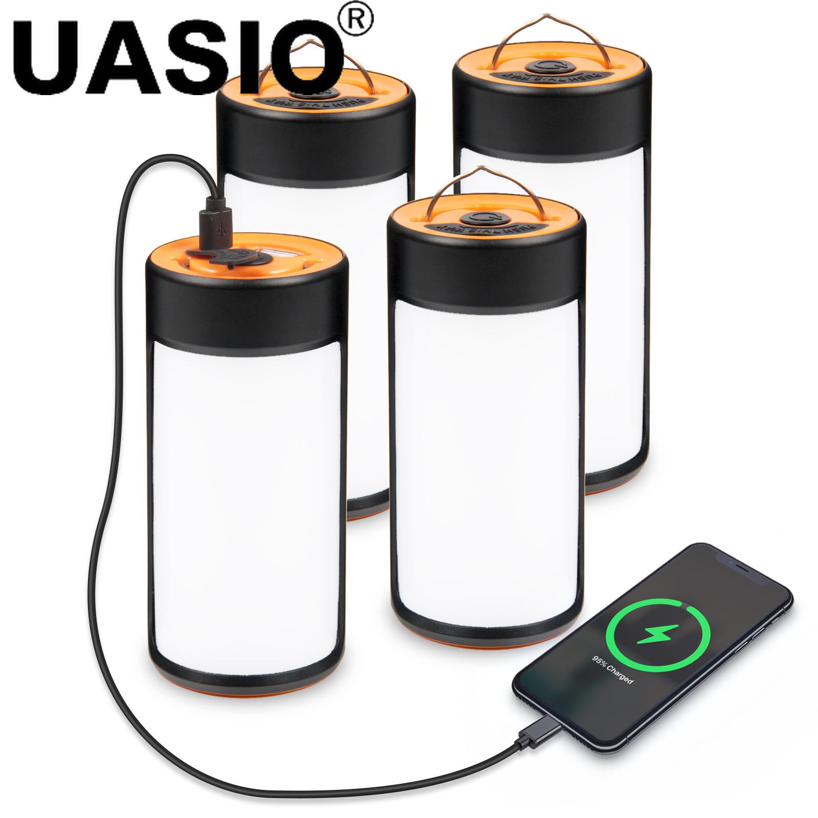 RV LED Lampu Kemah Luar Ruangan Lampu Tenda Kemah Tahan Air Portabel Lampu Darurat Lampu Kemah USB Dapat Diisi Ulang