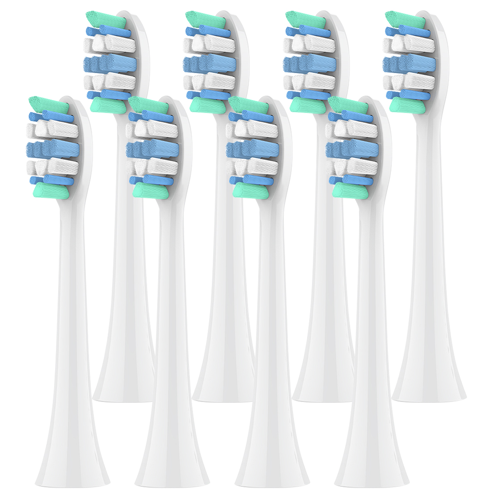 8 Stück Ersatz-Zahnbürstenköpfe, kompatibel mit Philips Sonicare, Ersatz-Elektrobürstenkopf 4100 6500 6100 7500 5300 1100