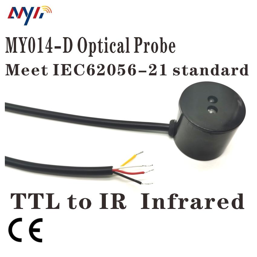 TTL IR Half-Duplex proche du Signal IR IEC1107 DLMS protocole de Communication compteur de puissance données recueillir lecture analyse sonde optique TTL