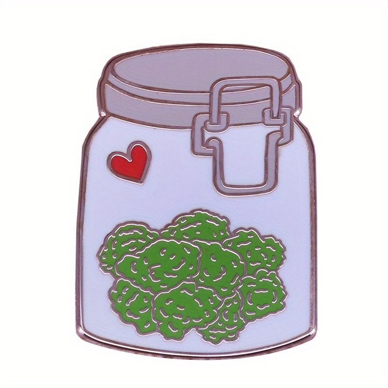 Broche Esmalte Vegetariano para Roupas, Emblema para Chapéu e Roupas, Acessórios para Jóias, Pepino Engraçado