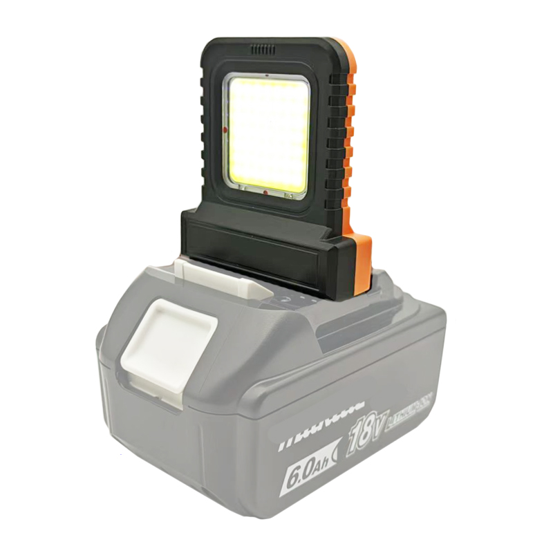 Acessórios de ferramenta elétrica peças para makita 18v para dewalt 20v para milwaukee para bosch para m18 caixa de bateria de lítio luzes da lâmpada de trabalho