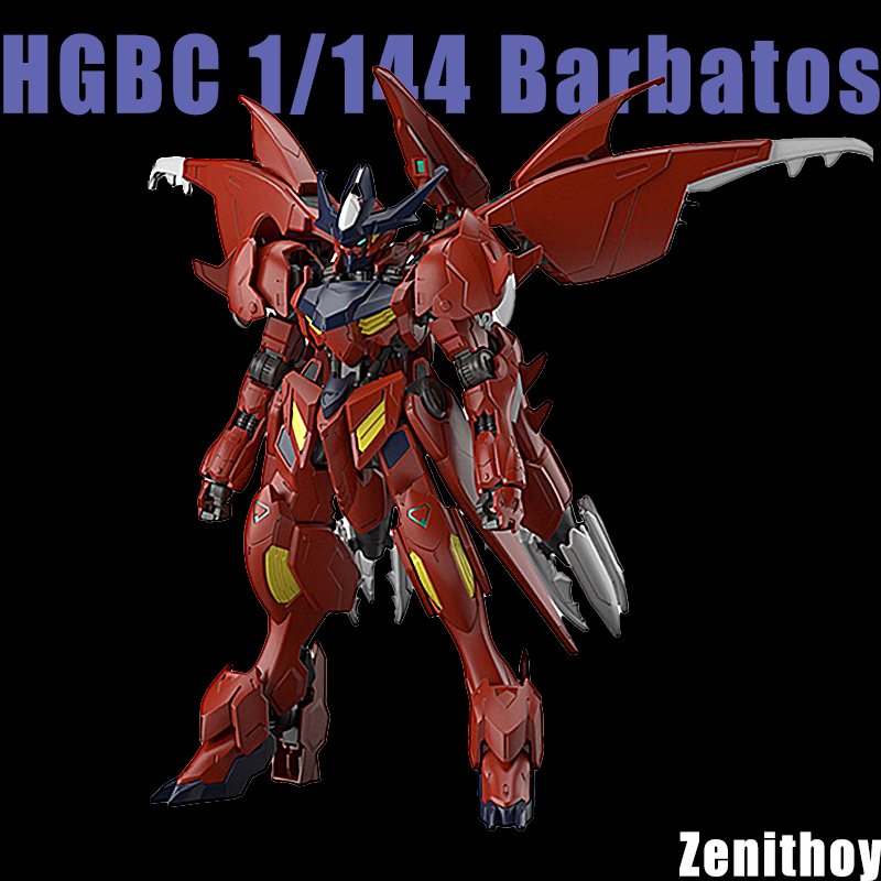 HGBC 1/144 Niesamowity Barbatos Lupus Seria Model do Składania z Zatrzaskami, Ruchomy Humanoidalny Robot, Figurka Akcji do Składania, Kolekcjonerski Prezent