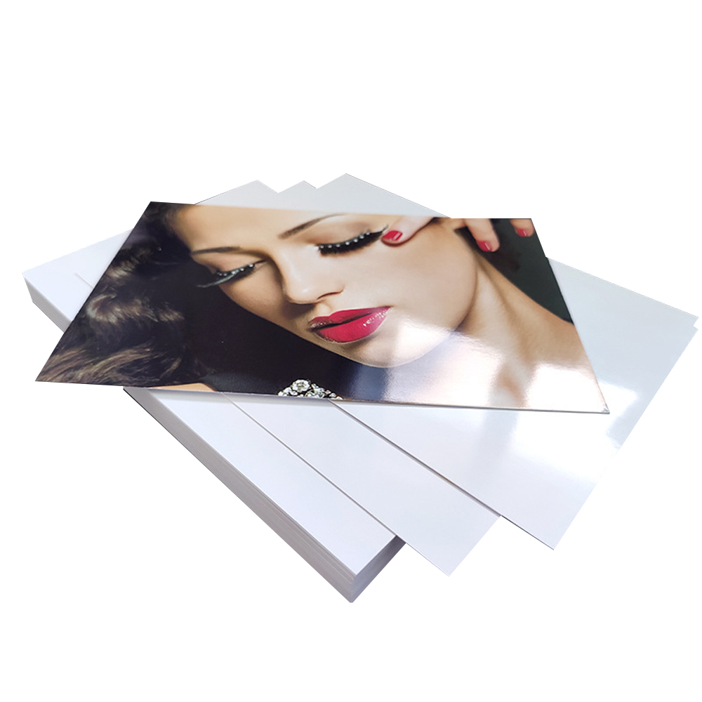 Papel fotográfico A4 200g 20 hojas, papel fotográfico brillante para impresora al por mayor, papel fotográfico para impresora de inyección de tinta, papel de estudio fotográfico, suministros de oficina