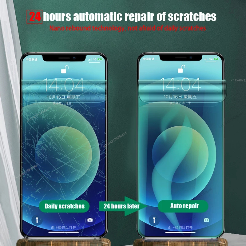 8 Uds cubierta completa para iPhone 16 15 14 Pro Max Protector de pantalla iPhone 13 12 Mini 11 iphone16 Plus 6 8 X R S XS XR SE i16 película de Tpu