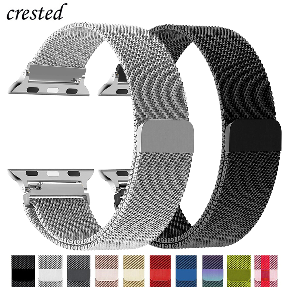 Bucle milanés para correas de reloj apple 44mm 40mm 45mm 49mm 41mm 38mm 42mm 44mm pulsera iwatch serie 9 3 6 5 SE 7 8 Ultra 2