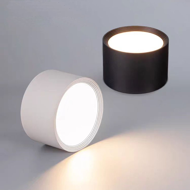 Nordic LED Downlight Deckenleuchte 9W 15W 20W Aufputz-LED-Strahler, Wohnzimmer, Schlafzimmer, Innenbeleuchtung AC220V