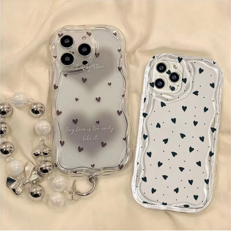 Capa com Alça em Forma de Coração para Motorola Edge 50 Fusion Pro Ultra G84 G52 G60 E14 G54 G04 G24 G14 G53 G22 G35 G05 G34 G75 G15 G30
