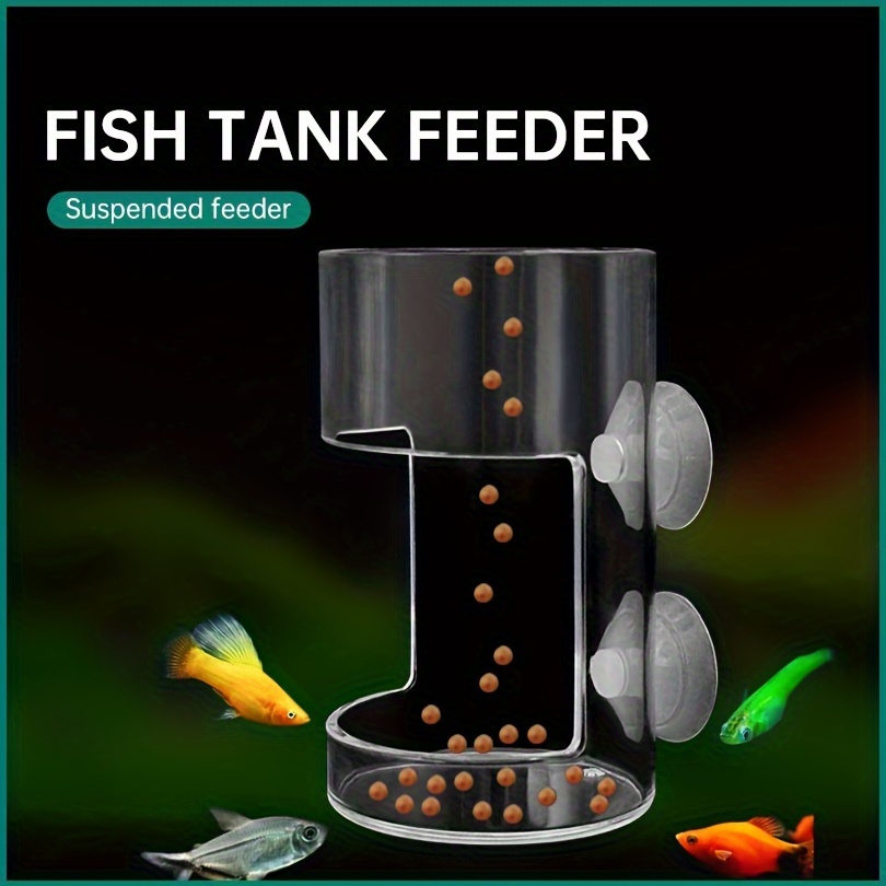 Anillo antideslizante para alimentador de acuario, suministros esenciales de alimentación para peces, alimentador de alimentos flotante cuadrado/redondo para pecera