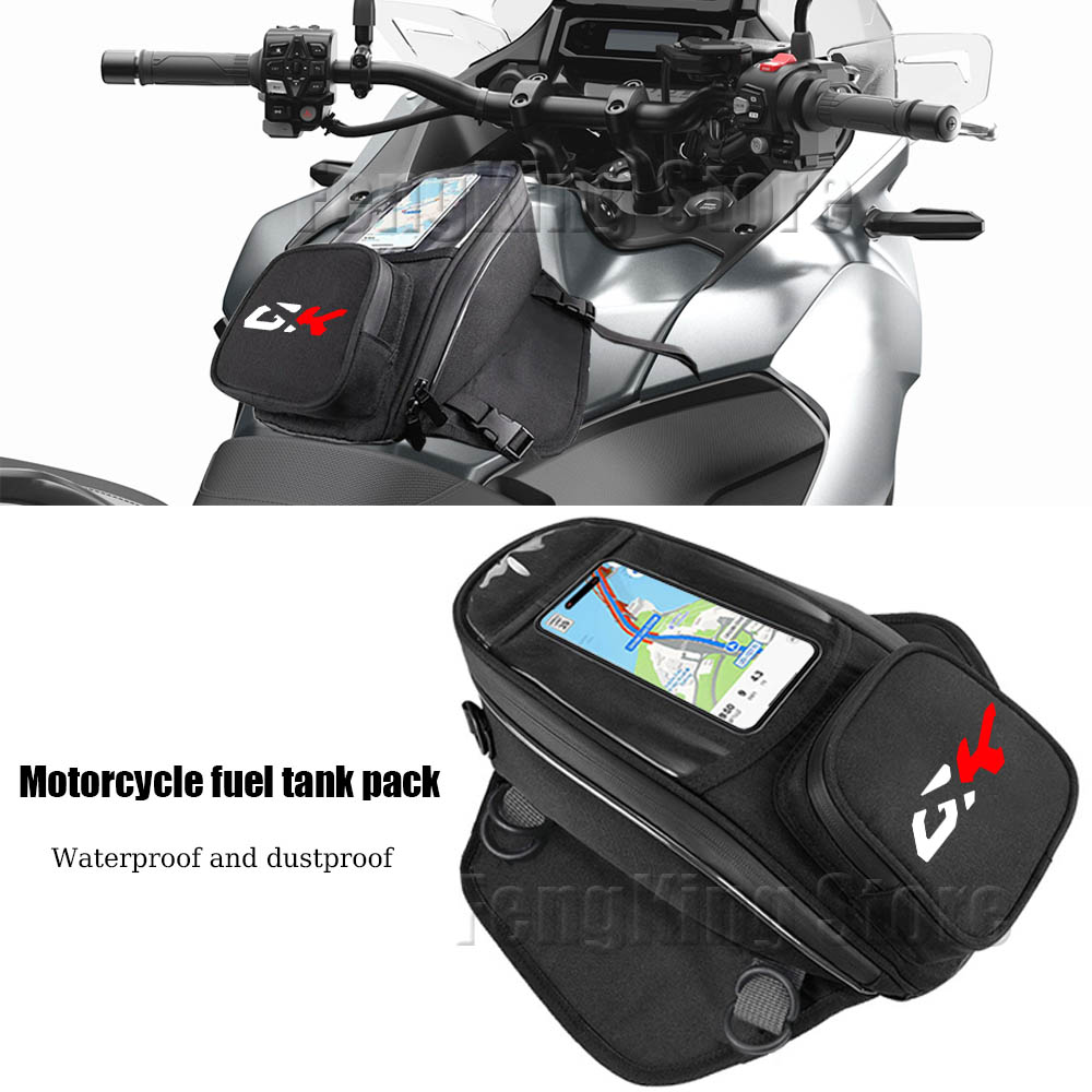 Untuk Zontes Zontes Gk350 350x 350r 350s Tas Tangki Bahan Bakar Sepeda Motor, Tas Navigasi, Tahan Air, Kapasitas Besar