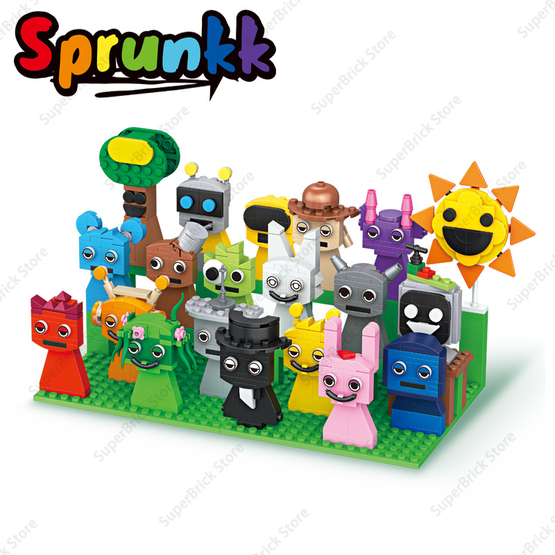 Jeu Sprunki figurines modèle blocs de construction horreur Anime musique rythme boîte Sprunki rôle briques jouets cadeaux d'anniversaire pour les enfants