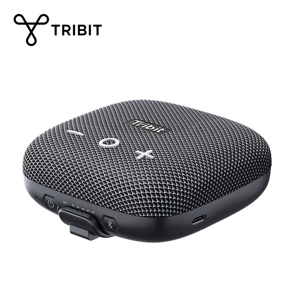 Tribit StormBox Micro 2 Alto-falante Bluetooth portátil com graves profundos 10W de potência IP67 à prova d'água pequeno alto-falante externo alça embutida
