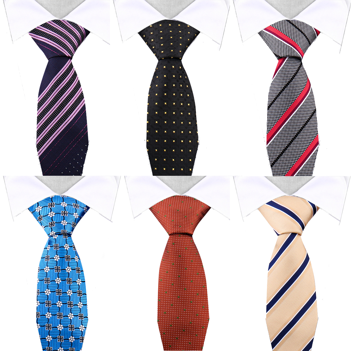 Venda quente novo estilo gravata listra dourada terno negócios festa de casamento gravata para homens paisley vinho gravatas acessórios