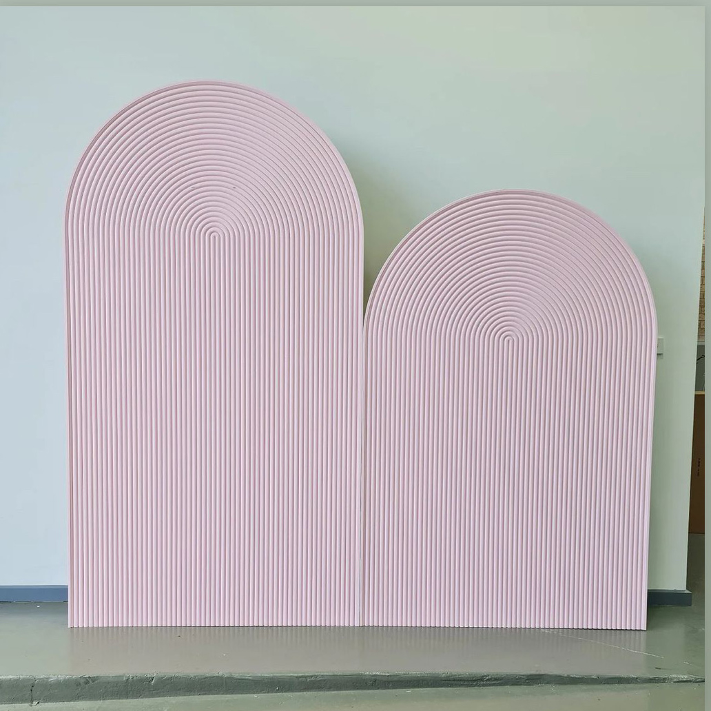 PVC 아치 배경 벽, 웨딩 이벤트 장식 파티
