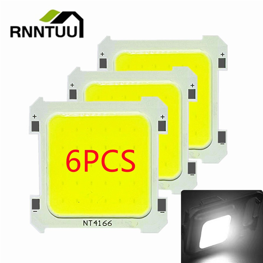 1/6PCS Luce bianca LED ad alta potenza COB Chip integrato Faretto ad alta luminosità Luce a tubo Accessori per luci da campeggio portatili