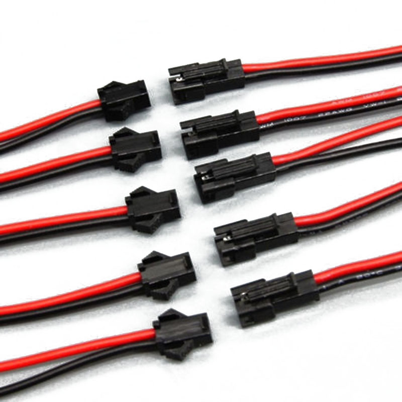 オス-メスケーブル,LEDストリップ,ライトドライバー,コネクタ,クイックアダプター,プラグ,10cm,jst,smd,2p,2ピン,10ペア