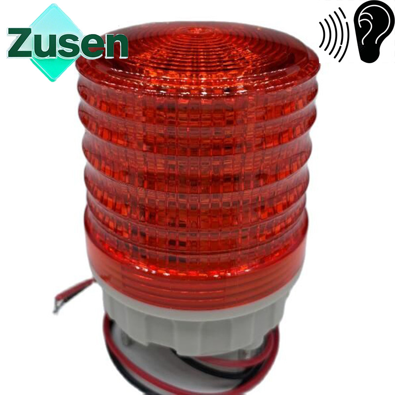 Zusen-LED点滅ライト,TB5051-R-J,12v 24v,小型ランプ,赤色,警告灯,220