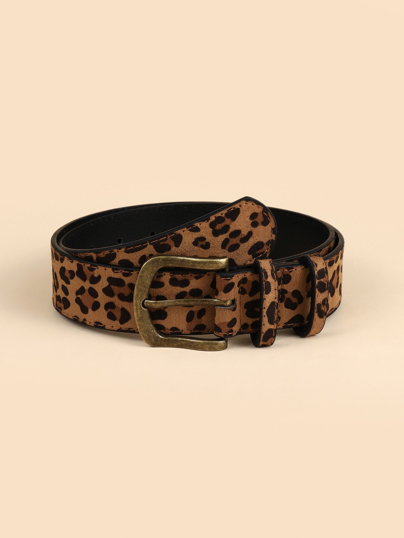 Ceinture en cuir PU de style Boho pour femmes, imprimé léopard, multi-documents disponibles, robe, coupe couvertes, ceinture personnalisée