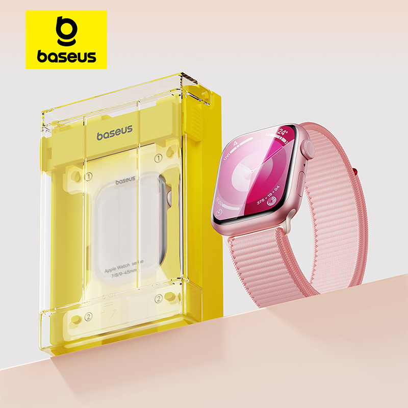 Baseus スクリーンプロテクター Apple Watch 10 9 8 7 6 5 4 SE 46/42/45/41/44/40 ミリメートルヒドロゲルフィルム iWatch Ultra 2 1 49 ミリメートル保護