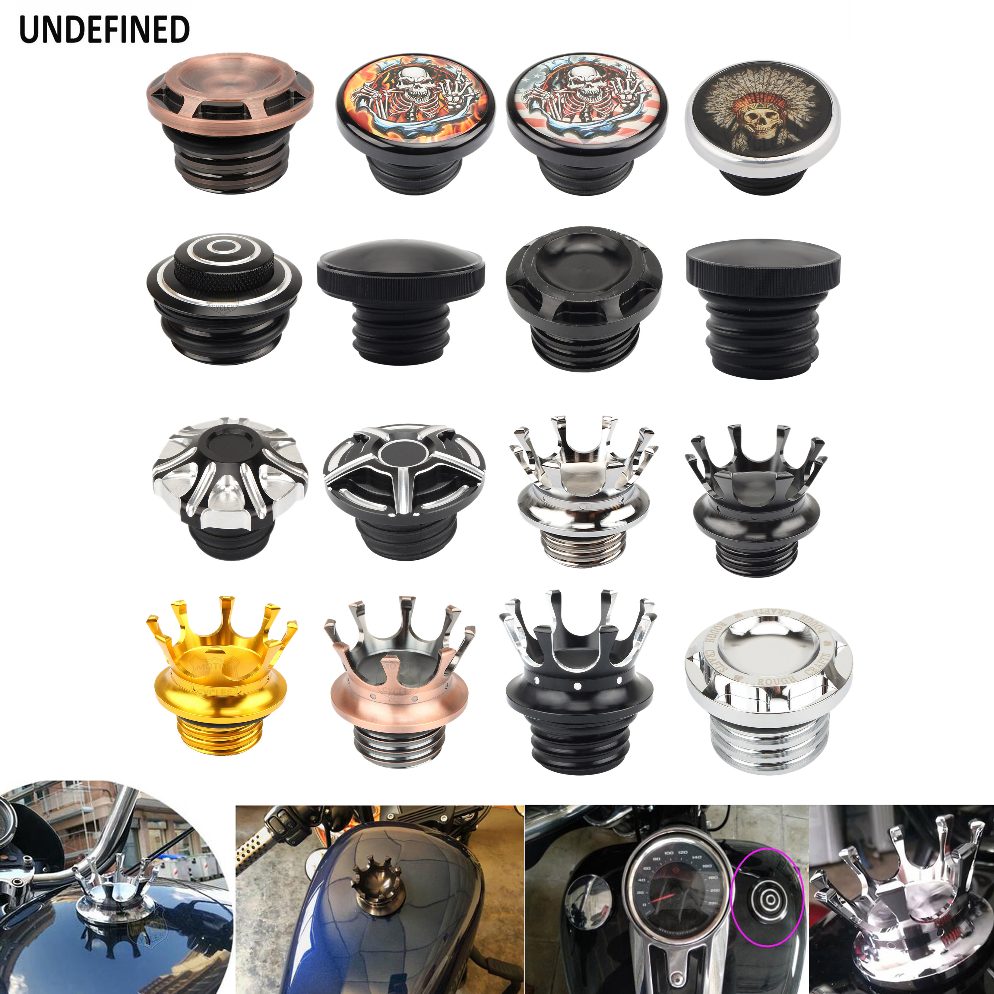 Gaz motocyklowy zbiornik korek oleju wentylowany zbiornik paliwa aluminium dla Harley Sportster XL 48 Dyna Softail Touring Road King Freewheeler