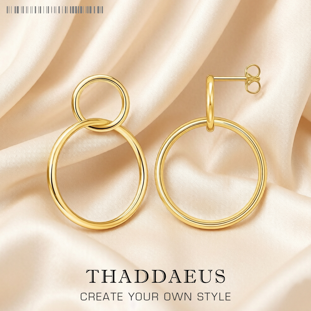 Boucles d'oreilles cercles Europe simplicité bijoux fins pour femmes automne tout nouveau cadeau en argent Sterling 925