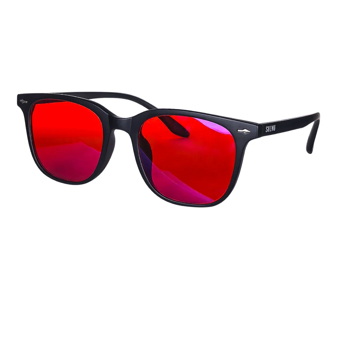 SHINU – lunettes d'ordinateur bloquant la lumière bleue, lentille rouge pour un meilleur sommeil, lentille Orange pour longtemps, lunettes de repos pour hommes et femmes
