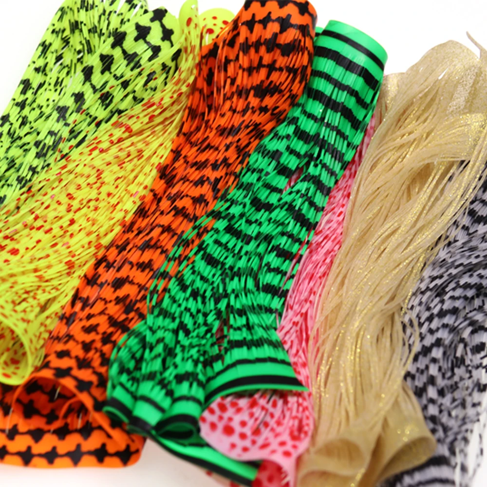 Elllv Mehrere Farben Silikon Rock Beine DIY Material für Salzwasser Angeln Jig Kopf Köder Spinner Buzzbait Weichen Rock