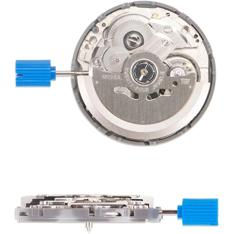 NH35 Movimento Mecânico Premium NH35A Branco Em 3/3.8/6 Roda de Data 24 Jóias Auto-liquidação Automática de Alta Precisão Movt Substituir