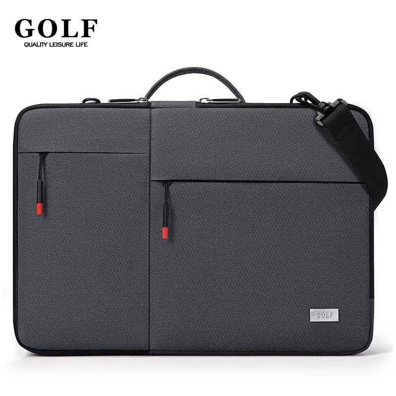 Profesjonalna torba na laptopa GOLF z paskiem na ramię Executive Briefcase Man Notebook 15.6 Torebka męska torba biurowa