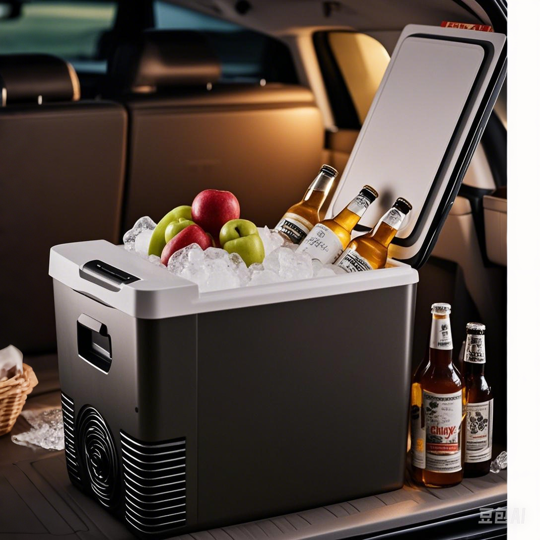 Mini frigorifero 12V 220V Car Home Frigorifero a doppio uso Congelatore 10L Dispositivo di raffreddamento e scaldino esterno Frigo elettrico portatile Icebox