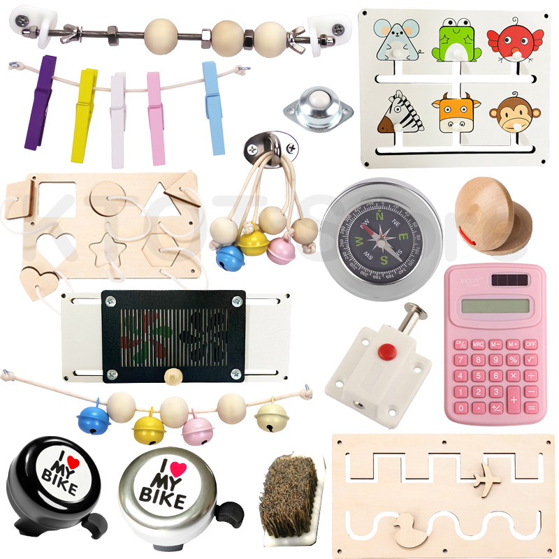 DIY доска для раннего образования, головоломка Монтессори, игрушки, аксессуары, звон из бисера, детское сенсорное обучение, гибкость рук