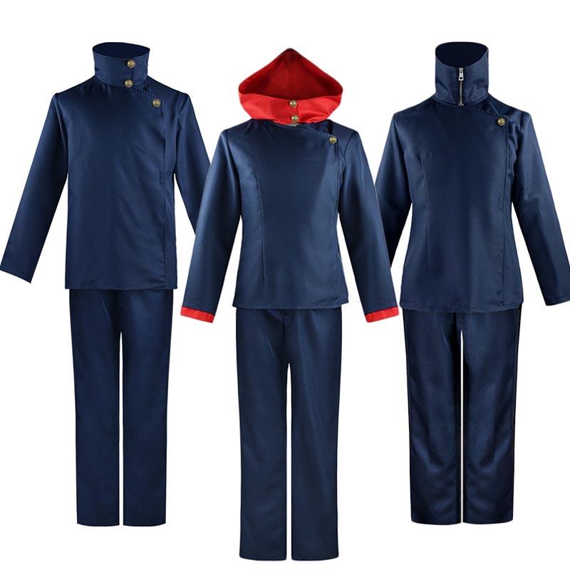 Disfraz de cosplay de Itadori Yuji, disfraz de Inumaki Toge/Fushiguro Megumi, incluye pantalones de uniforme para Anime Comic Con