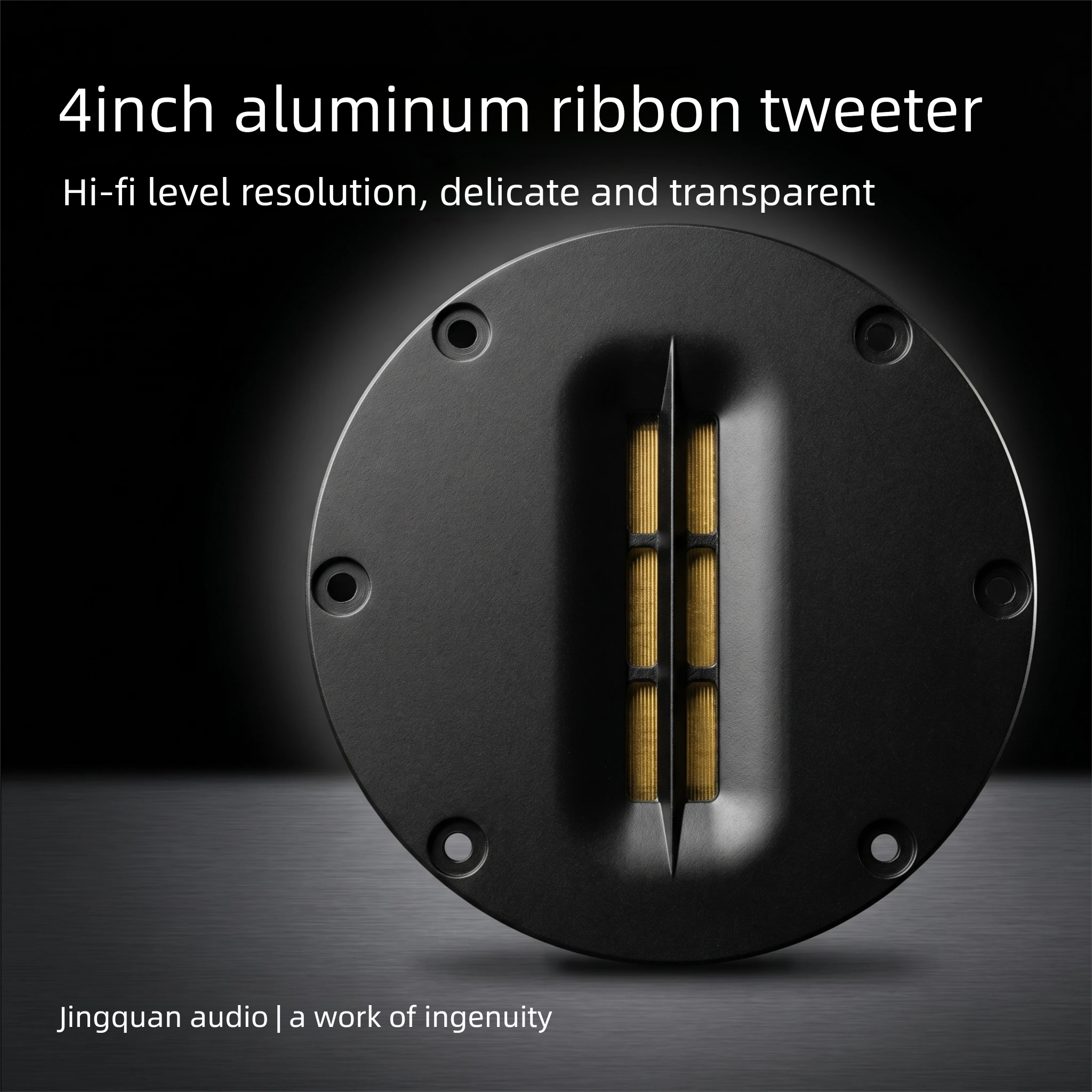 HIFIDIY LIVE HIFI Unit Speaker Tweeter 4 Inci 8 OHM 30W Loudspeaker Treble AL-100 Loudspeaker Tinggi Tipe Sabuk Super