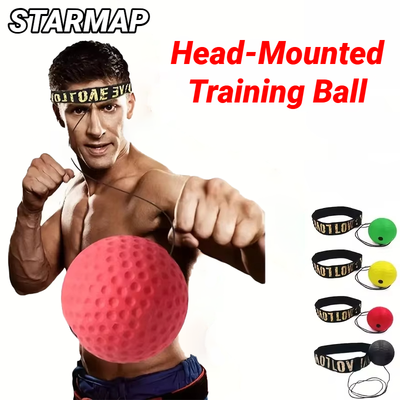 1 ชิ้น MMA Boxing Speed Ball Head - Mounted Pu Punch Sanda การฝึกอบรม Hand Eye Reaction บ้าน Sandbag อุปกรณ์ฟิตเนส Gym มวยไทย