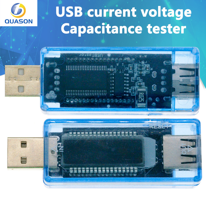 Probador de capacidad de voltaje de corriente USB, detección de voltaje de corriente, medidor de capacidad de cargador, Detector de energía móvil, prueba de batería